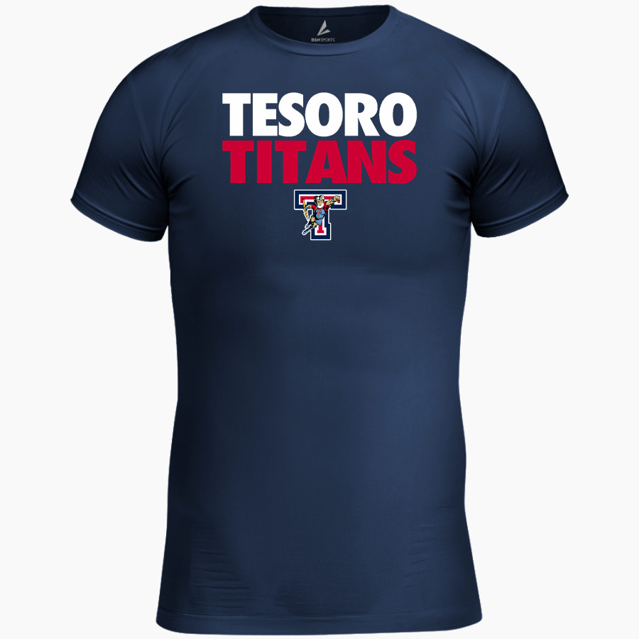 Tesoro Titans <span class="pdp-name-mascot">Tesoro Titans</span> BSN SPORTS Men's Short Sleeve Compression Top