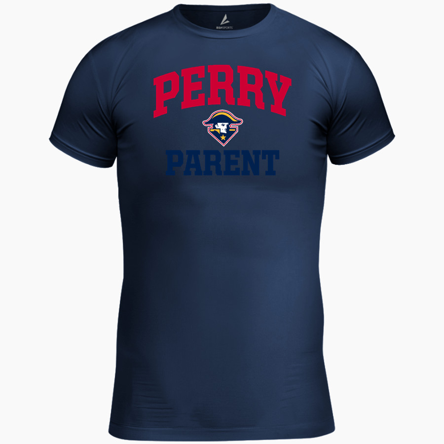 PERRY HIGH SCHOOL COMMODORES <span class="pdp-name-mascot">PERRY COMMODORES</span> BSN SPORTS Men's Short Sleeve Compression Top