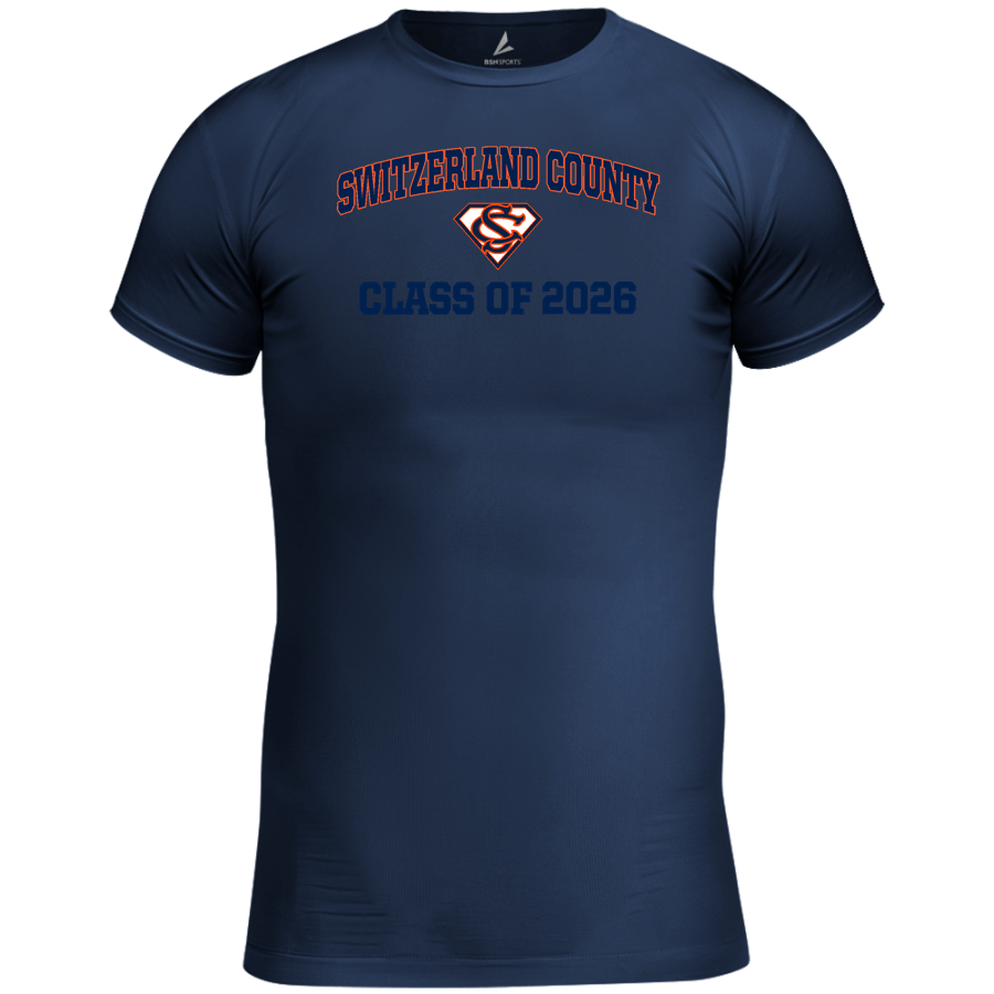 Switzerland County PACERS <span class="pdp-name-mascot">SWITZERLAND COUNTY PACERS</span> BSN SPORTS Men's Short Sleeve Compression Top