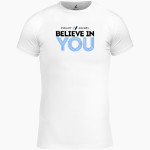 Believe In You BSN SPORTS Men's Short Sleeve Compression Top Front Thumbnail