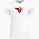 VOORHEES VIKINGS official sideline store BSN SPORTS Men's Short Sleeve Compression Top Front Thumbnail