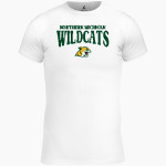 Northern Michigan Wildcats <span class="pdp-name-mascot">Northern Michigan Wildcats</span> BSN SPORTS Men's Short Sleeve Compression Top Front Thumbnail