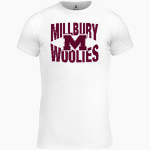 MILLBURY SR HIGH SCHOOL WOOLIES <span class="pdp-name-mascot">MILLBURY MEMORIAL WOOLIES</span> BSN SPORTS Men's Short Sleeve Compression Top Front Thumbnail