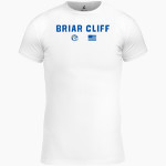 BRIAR CLIFF Chargers <span class="pdp-name-mascot">BRIAR CLIFF Chargers</span> BSN SPORTS Men's Short Sleeve Compression Top Front Thumbnail