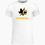 CRANDALL HIGH SCHOOL PIRATES BSN SPORTS Men's Short Sleeve Compression Top Front Thumbnail