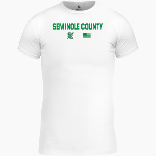 BSN SPORTS Men's Short Sleeve Compression Top