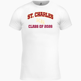 BSN SPORTS Men's Short Sleeve Compression Top