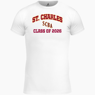 BSN SPORTS Men's Short Sleeve Compression Top