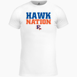 BSN SPORTS Men's Short Sleeve Compression Top