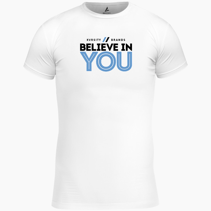 Believe In You <span class="pdp-name-mascot">Believe In You</span> BSN SPORTS Men's Short Sleeve Compression Top