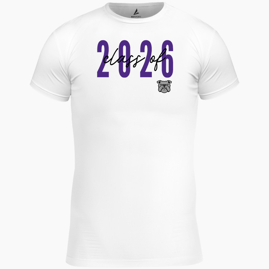 Garfield Bulldogs BSN SPORTS Men's Short Sleeve Compression Top