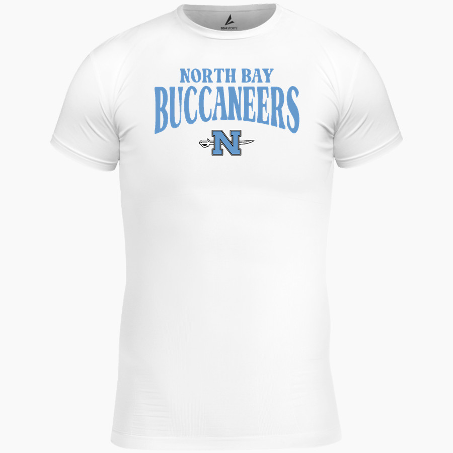 NORTH BAY HAVEN Buccaneers <span class="pdp-name-mascot">North Bay Buccaneers</span> BSN SPORTS Men's Short Sleeve Compression Top