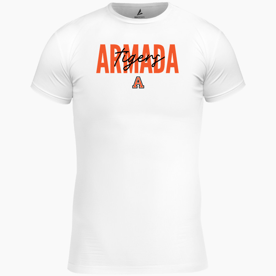 Armada Tigers official sideline store BSN SPORTS Men's Short Sleeve Compression Top