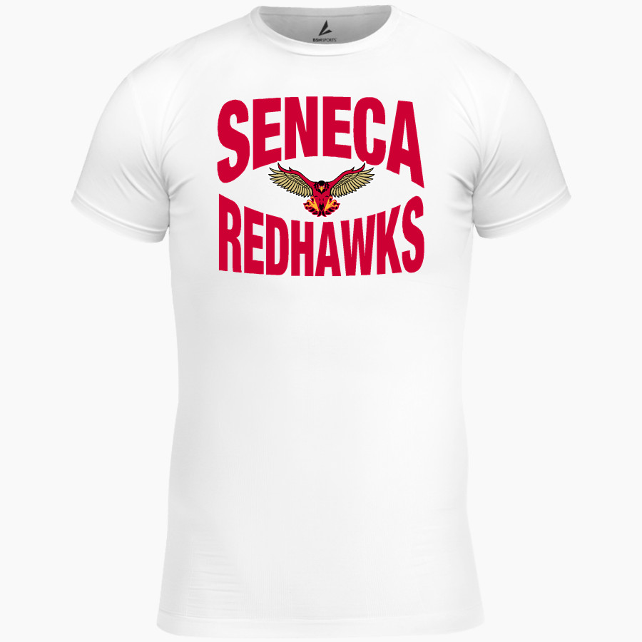 SENECA HIGH SCHOOL REDHAWKS <span class="pdp-name-mascot">SENECA REDHAWKS</span> BSN SPORTS Men's Short Sleeve Compression Top