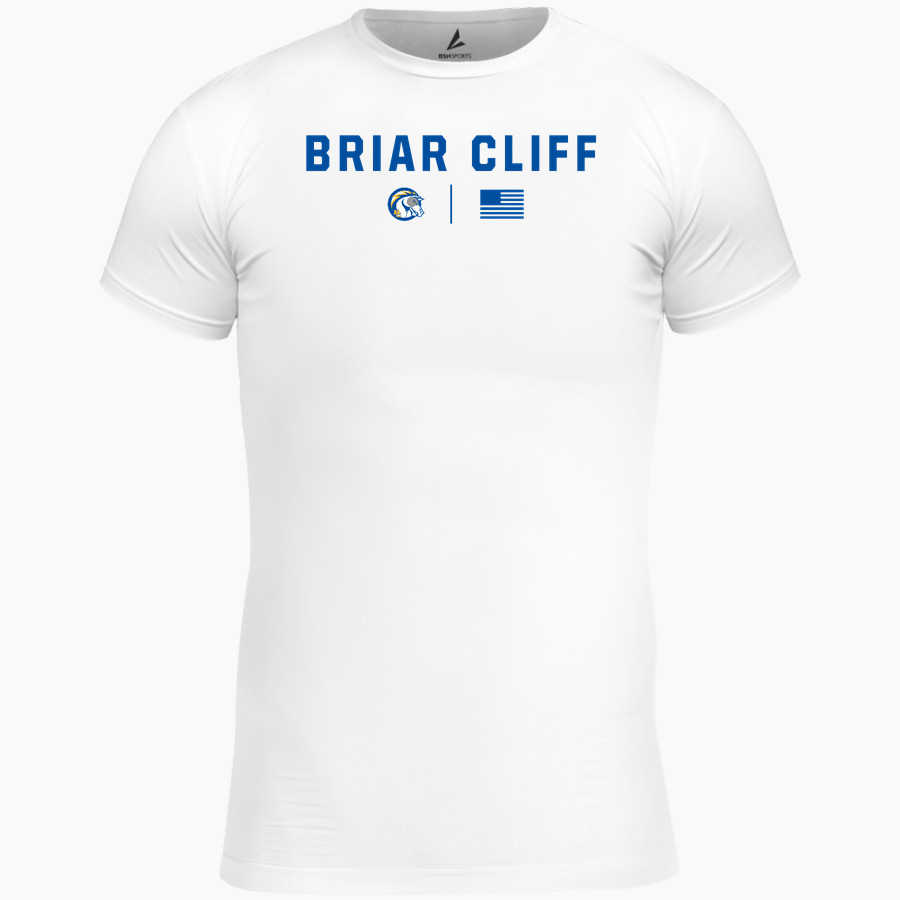 BRIAR CLIFF Chargers <span class="pdp-name-mascot">BRIAR CLIFF Chargers</span> BSN SPORTS Men's Short Sleeve Compression Top