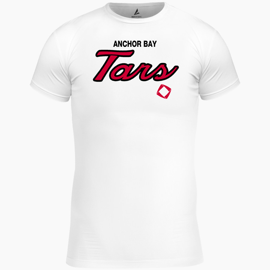 Anchor Bay Tars Tars <span class="pdp-name-mascot">Anchor Bay Tars</span> BSN SPORTS Men's Short Sleeve Compression Top