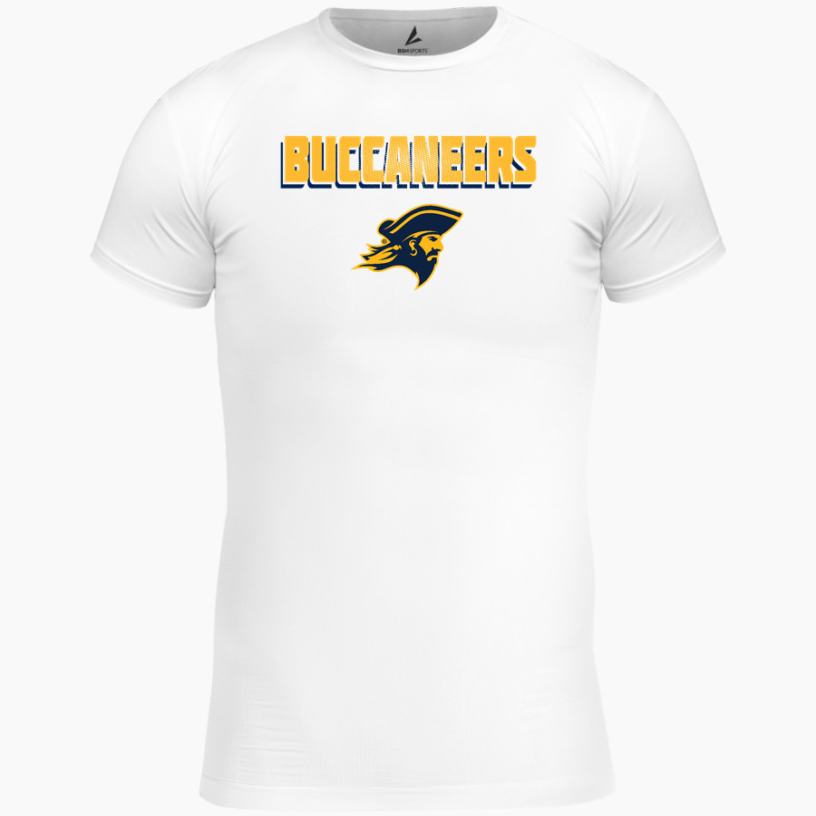 East Tennessee State University Buccaneers <span class="pdp-name-mascot">ETSU Buccaneers</span> BSN SPORTS Men's Short Sleeve Compression Top
