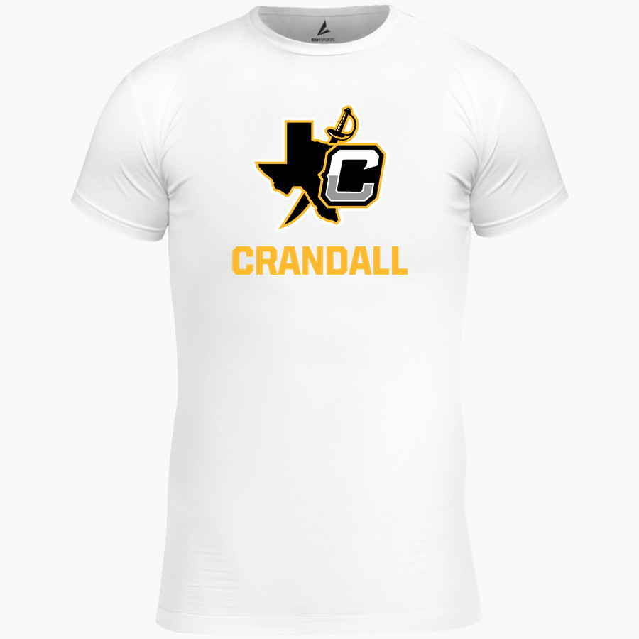 CRANDALL HIGH SCHOOL PIRATES BSN SPORTS Men's Short Sleeve Compression Top