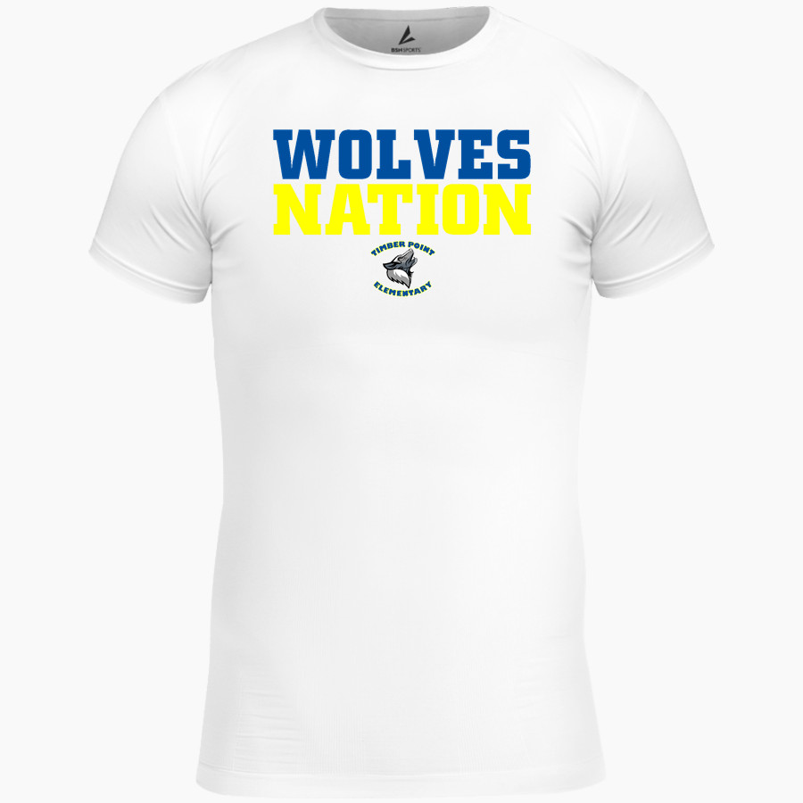 Timber Point Wolves <span class="pdp-name-mascot">Timber Point Wolves</span> BSN SPORTS Men's Short Sleeve Compression Top