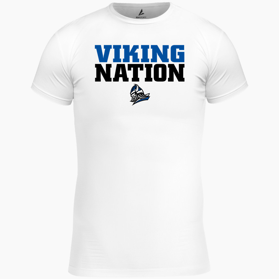 Winnebago Lutheran Vikings Online Store BSN SPORTS Men's Short Sleeve Compression Top