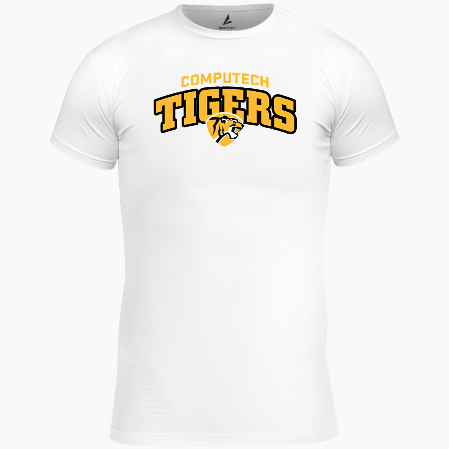 Computech Tigers <span class="pdp-name-mascot">Computech Middle School Tigers</span> BSN SPORTS Men's Short Sleeve Compression Top
