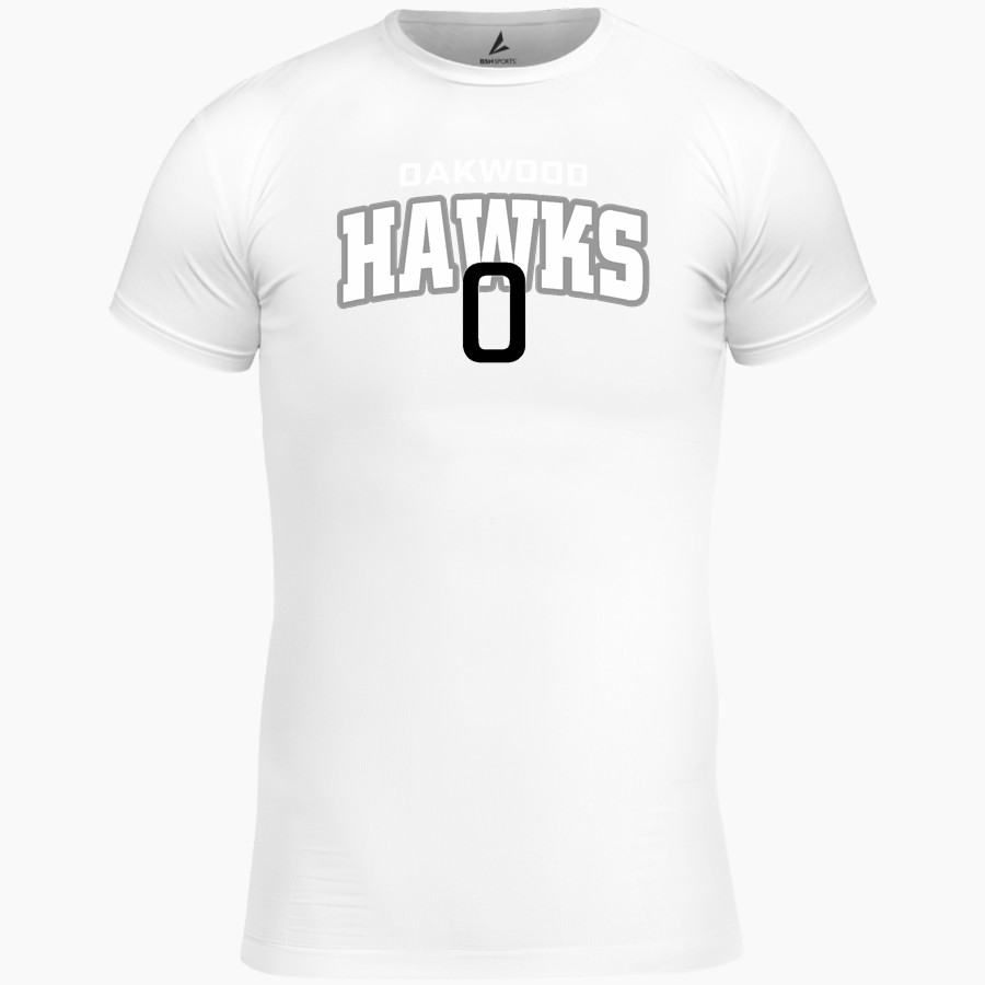 Oakwood Hawks <span class="pdp-name-mascot">Oakwood Hawks</span> BSN SPORTS Men's Short Sleeve Compression Top