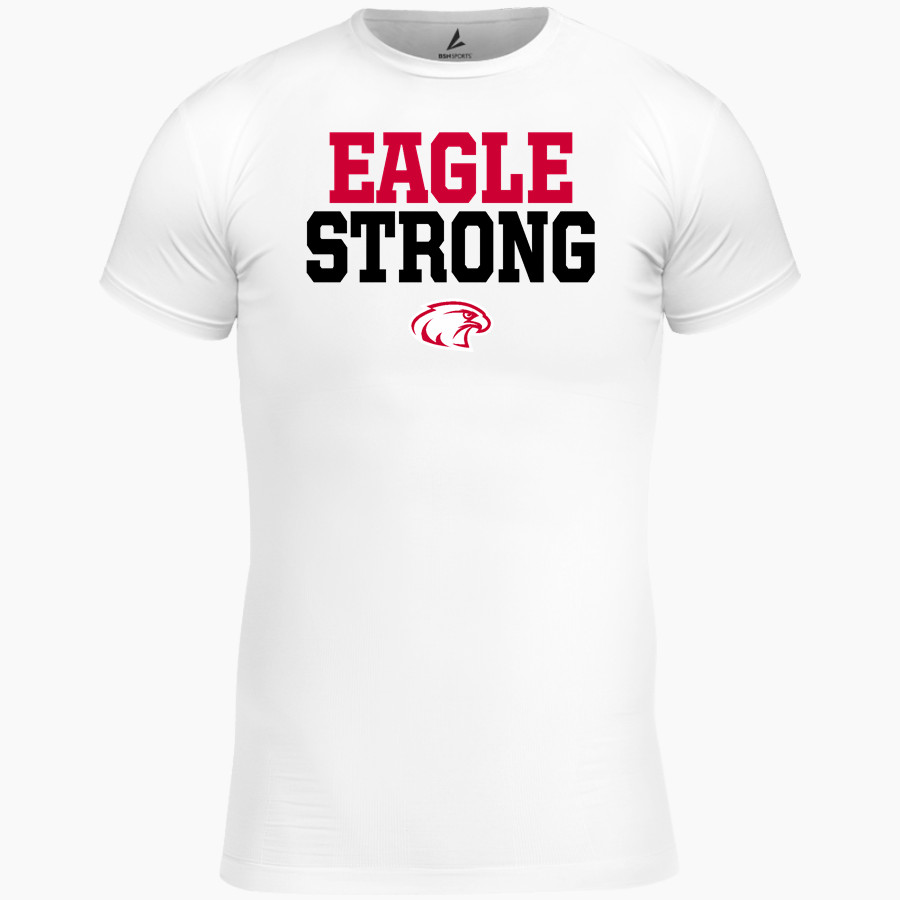 SANTIAM CHRISTIAN HIGH SCHOOL EAGLES BSN SPORTS Men's Short Sleeve Compression Top
