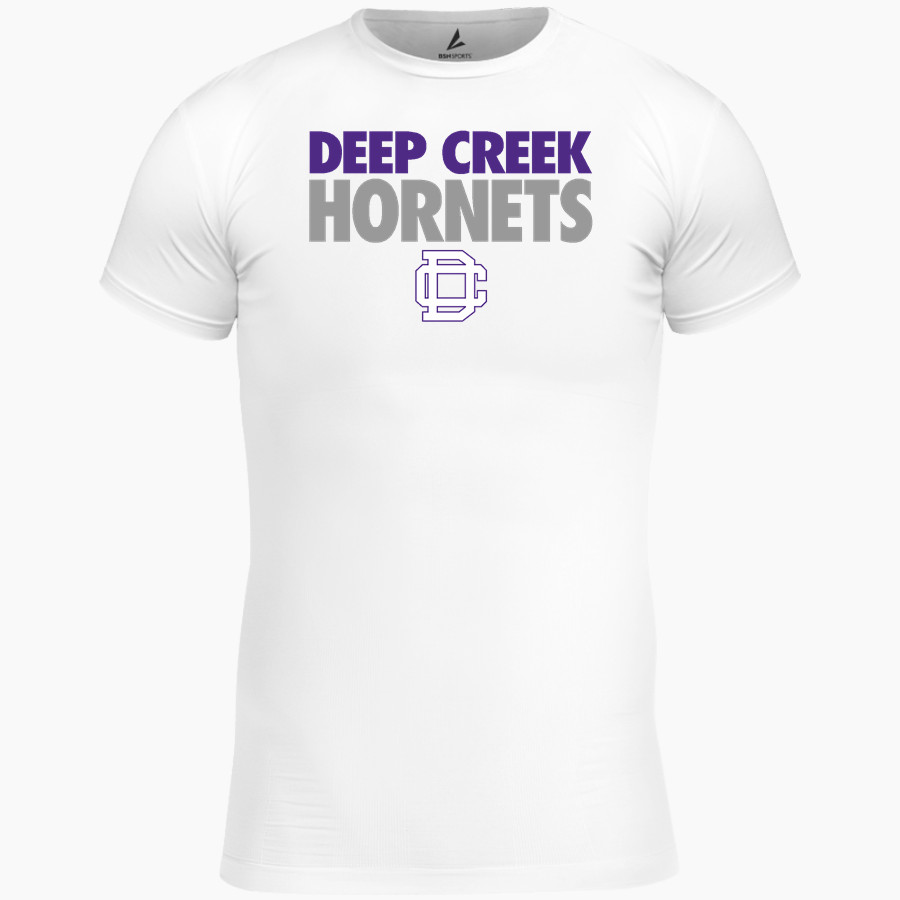Deep Creek Hornets <span class="pdp-name-mascot">Deep Creek Hornets</span> BSN SPORTS Men's Short Sleeve Compression Top