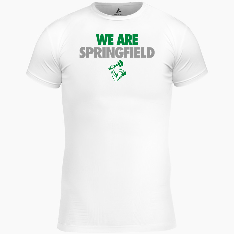 SPRINGFIELD HIGH SCHOOL COSMOS BSN SPORTS Men's Short Sleeve Compression Top