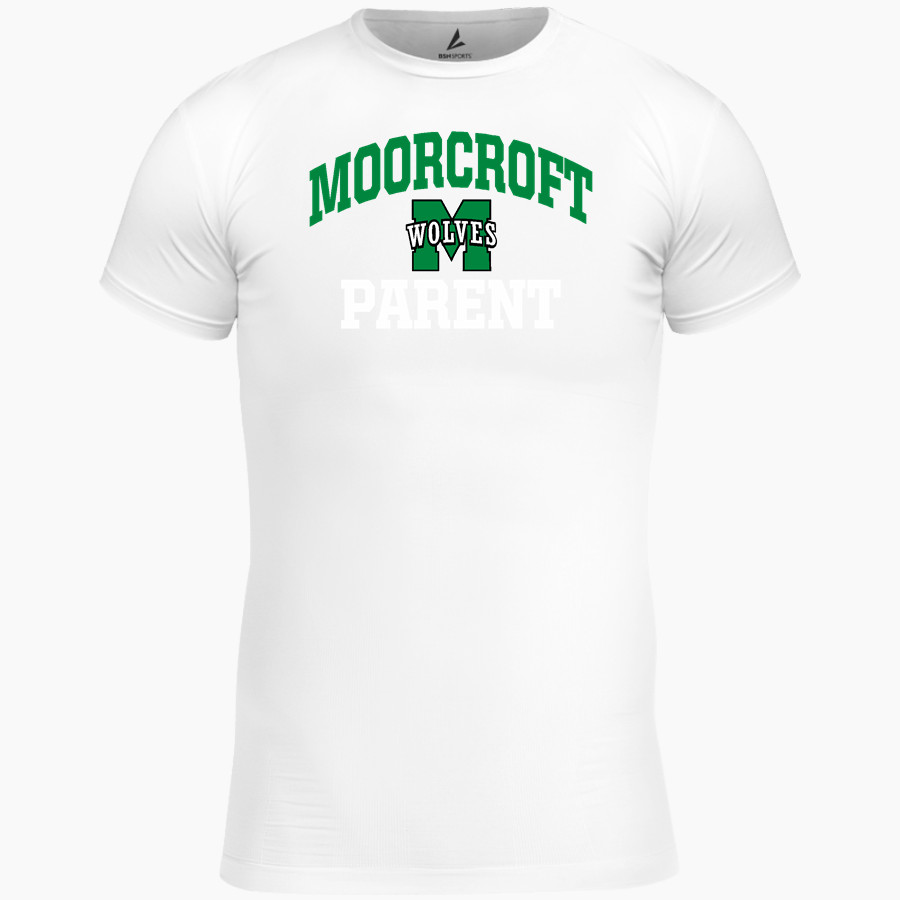 MOORCROFT HIGH SCHOOL WOLVES <span class="pdp-name-mascot">MOORCROFT WOLVES</span> BSN SPORTS Men's Short Sleeve Compression Top