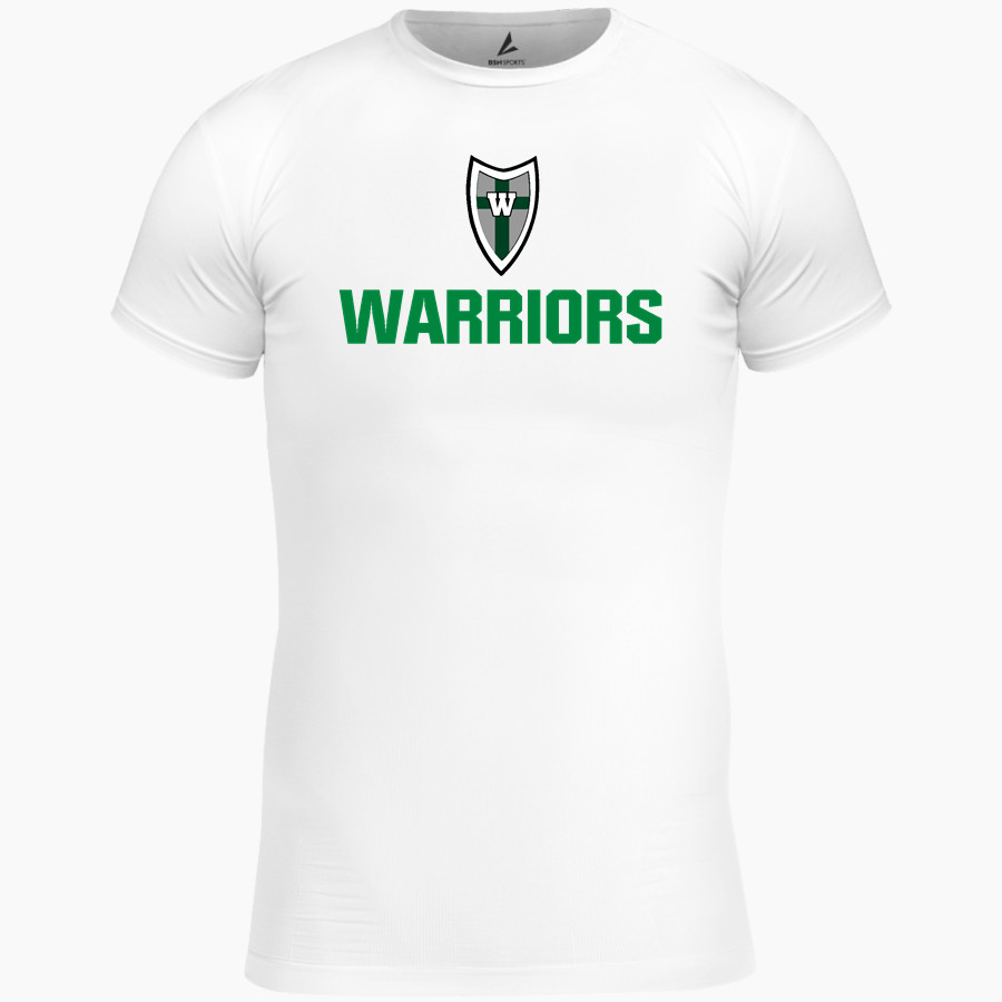 West Lutheran Warriors <span class="pdp-name-mascot">West Lutheran Warriors</span> BSN SPORTS Men's Short Sleeve Compression Top