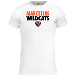 MARCELLUS HIGH SCHOOL WILDCATS <span class="pdp-name-mascot">MARCELLUS WILDCATS</span> BSN SPORTS Men's Short Sleeve Compression Top Front Thumbnail