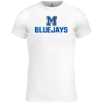 MANCOS HIGH SCHOOL BLUEJAYS <span class="pdp-name-mascot">MANCOS BLUEJAYS</span> BSN SPORTS Men's Short Sleeve Compression Top Front Thumbnail