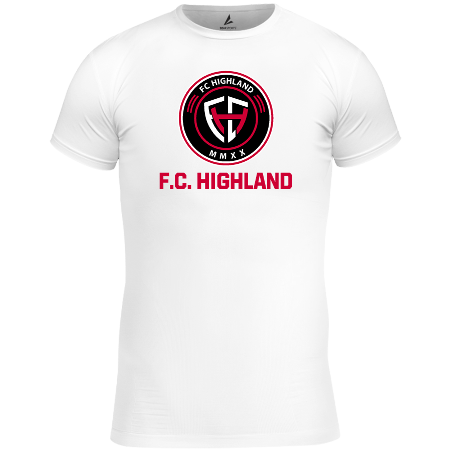 F.C. HIGHLAND F.C. HIGHLAND <span class="pdp-name-mascot">F.C. HIGHLAND</span> BSN SPORTS Men's Short Sleeve Compression Top