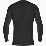 Chapel Hill Academy Cougars BSN SPORTS Men's Long Sleeve Compression Top Back Thumbnail