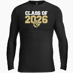 Manassas Park Cougars BSN SPORTS Men's Long Sleeve Compression Top Front Thumbnail