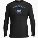 San Diego Miramar Jets <span class="pdp-name-mascot">San Diego Miramar College Jets</span> BSN SPORTS Men's Long Sleeve Compression Top Front Thumbnail