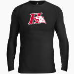 HORTONVILLE HIGH SCHOOL POLAR BEARS <span class="pdp-name-mascot">HORTONVILLE POLAR BEARS</span> BSN SPORTS Men's Long Sleeve Compression Top Front Thumbnail