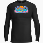 Shark Research & Conservation The Official Online Store BSN SPORTS Men's Long Sleeve Compression Top Front Thumbnail