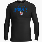 SAN ANGELO CENTRAL HIGH SCHOOL BOBCATS <span class="pdp-name-mascot">SAN ANGELO BOBCATS</span> BSN SPORTS Men's Long Sleeve Compression Top Front Thumbnail