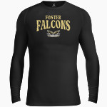 FOSTER HIGH SCHOOL FALCONS <span class="pdp-name-mascot">FOSTER FALCONS</span> BSN SPORTS Men's Long Sleeve Compression Top Front Thumbnail
