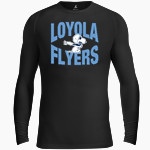 Loyola Flyers <span class="pdp-name-mascot">Loyola College Prep Flyers</span> BSN SPORTS Men's Long Sleeve Compression Top Front Thumbnail