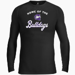 Garfield Bulldogs BSN SPORTS Men's Long Sleeve Compression Top Front Thumbnail
