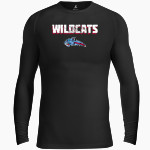 Eastmont Wildcats BSN SPORTS Men's Long Sleeve Compression Top Front Thumbnail