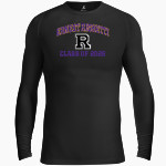 ERNEST RIGHETTI HIGH SCHOOL WARRIORS BSN SPORTS Men's Long Sleeve Compression Top Front Thumbnail