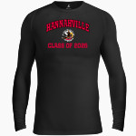 Hannahville Soaring Eagles <span class="pdp-name-mascot">Hannahville Indian School Eagles</span> BSN SPORTS Men's Long Sleeve Compression Top Front Thumbnail