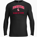 FRONTIER HIGH SCHOOL MUSTANGS BSN SPORTS Men's Long Sleeve Compression Top Front Thumbnail