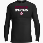 BERTHOUD HIGH SCHOOL SPARTANS <span class="pdp-name-mascot">BERTHOUD SPARTANS</span> BSN SPORTS Men's Long Sleeve Compression Top Front Thumbnail