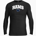 Weber Rams BSN SPORTS Men's Long Sleeve Compression Top Front Thumbnail