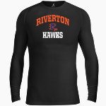 Riverton Hawks BSN SPORTS Men's Long Sleeve Compression Top Front Thumbnail
